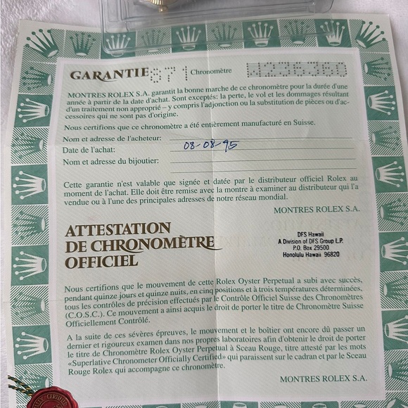 ROLEX OYSTER PERPETUAL DATEJUST 26 mm - Picture 11 of 14